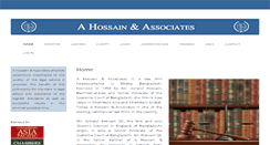 Desktop Screenshot of ahossainandassociates.com